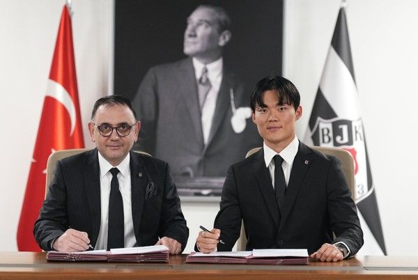 오현규(베식타스). 베식타스 홈페이지 캡처