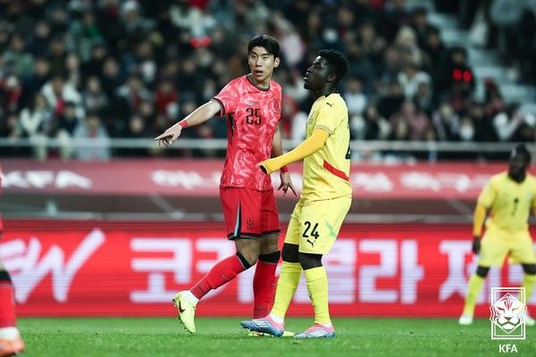 권혁규(대한민국 축구대표팀). 대한축구협회 제공