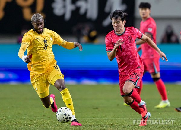 김진규(오른쪽, 남자 축구대표팀). 서형권 기자
