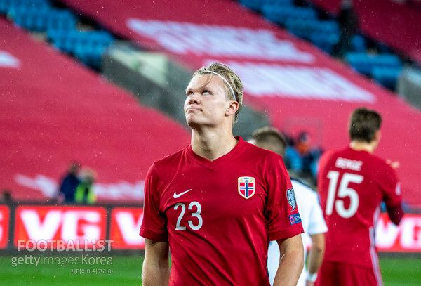 엘링 홀란(노르웨이). 게티이미지코리아