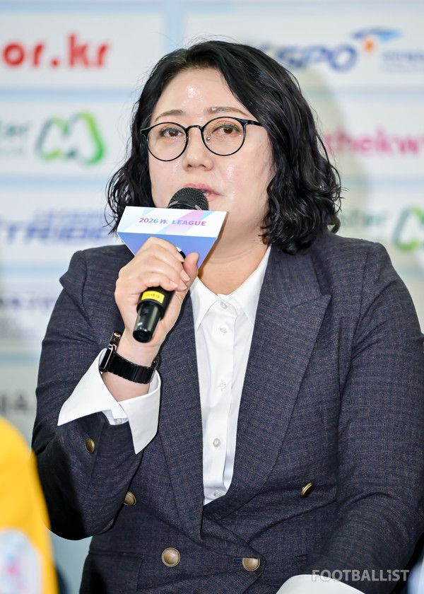이미연 감독(상무여자축구단). 서형권 기자