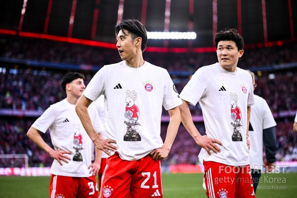이토 히로키와 김민재(이상 바이에른뮌헨). 게티이미지코리아