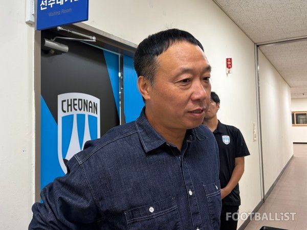 박진섭 천안시티FC 감독. 김진혁 기자