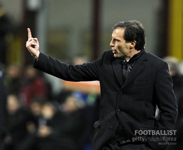 마시밀리아노 알레그리 AC밀란 감독. 게티이미지코리아