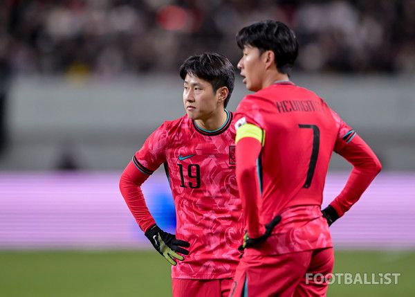 이강인(왼쪽), 손흥민(이상 남자 축구대표팀). 서형권 기자