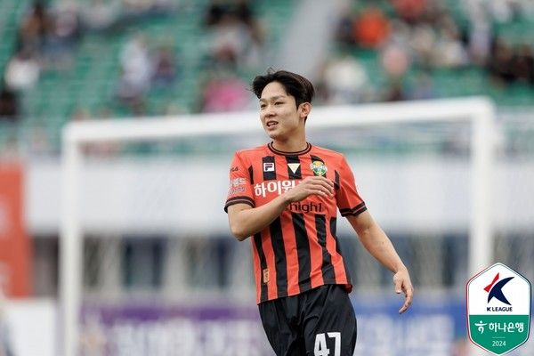 양민혁(강원FC 시절). 한국프로축구연맹 제공&nbsp;