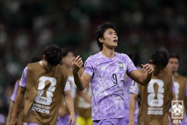 조규성(월드컵 대표팀). 대한축구협회 제공