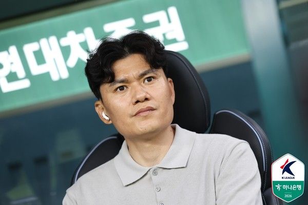 정경호 강원FC 감독. 한국프로축구연맹 제공