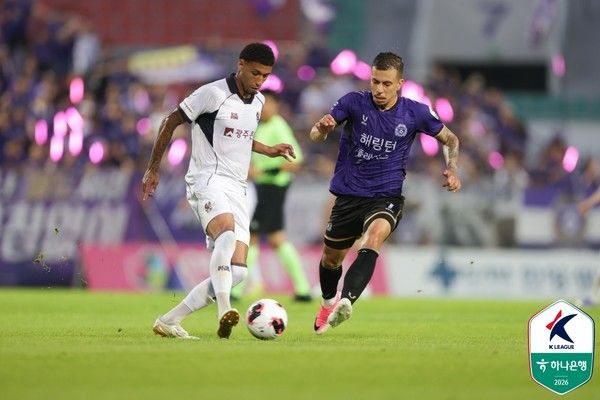 주앙 페드로(광주FC). 한국프로축구연맹 제공&nbsp;