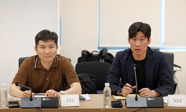 박지성, 유승민 K-축구혁신위원회 공동위원장. 문화체육관광부 제공