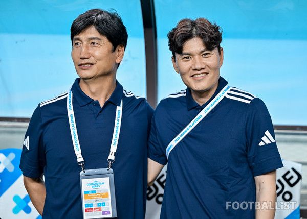 정정용 감독(왼쪽), 정경호 코치(오른쪽, 팀K리그). 서형권 기자