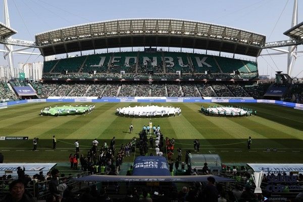 슈퍼컵이 열린 전주월드컵경기장. 한국프로축구연맹 제공&nbsp;