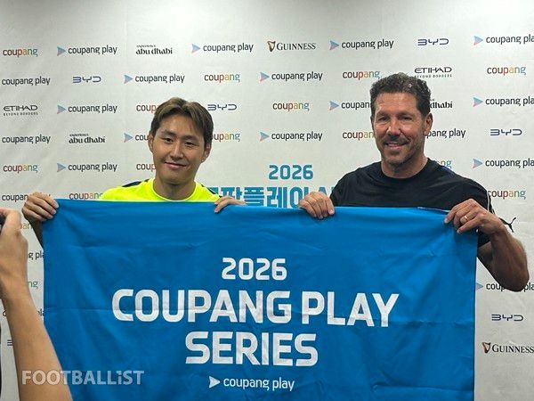 아틀레티코마드리드의 이강인과 디에고 시메오네 감독. 김정용 기자