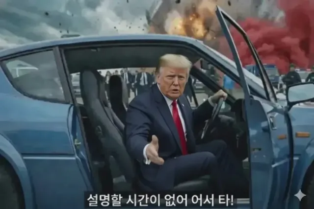 ? : 설명할 시간이 없어 어서 타!