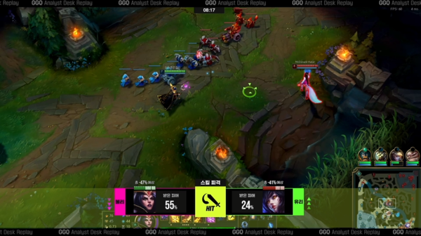 ▲경기가 끝난 이후 전용준 캐스터, 이현우 해설의 목소리가 담긴 숏폼 코칭 영상을 볼 수 있다