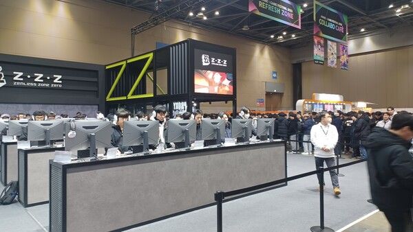 ▲ '젠레스 존 제로' 시연 무대 (사진=경향게임스)