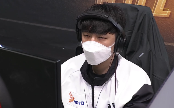 ASL 경기 중인 조일장 (경기 화면 캡쳐)