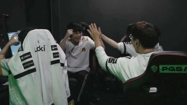 다나와 e스포츠(출처=PGS 중계&nbsp; 화면 캡처)