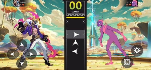 순서에 맞게 버튼을 눌러 상대를 공격하는 ‘미니 게임’ 