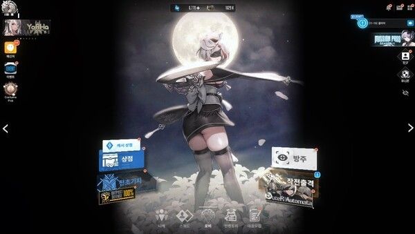 ▲ 스킬 및 배경 등은 세로 버전에 최적화 돼서 그런지 세로로 나와 좌우가 허전하다. 아니면 다른 옵션이 있을 확률도 존재 한다&nbsp;