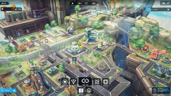 작게 볼때는 몰랐는데, 크게 보니까 건물의 위치가 엉망진창이었다