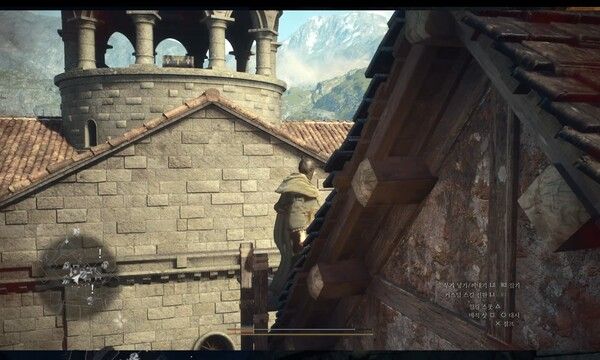 ▲ 왼쪽을 바라보면 종탑이 보인다