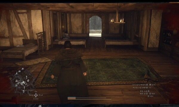 ▲ 2층에서 왼쪽을 바라보면 밖으로 나가는 사다리가 보이며, 올라가면 종탑으로 연결된다