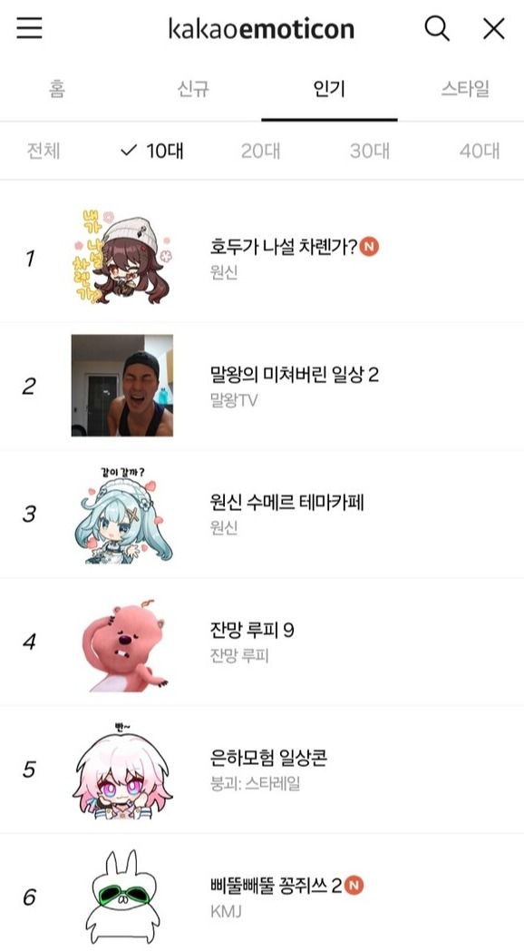 출처=카카오 이모티콘 캡쳐