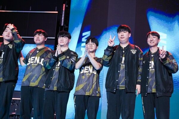 ▲ VCT&nbsp;퍼시픽 스테이지&nbsp;1&nbsp;플레이오프에 진출한 젠지&nbsp;(제공=라이엇 게임즈 이스포츠)