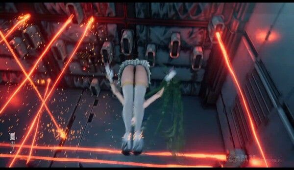 ▲답은 하늘이다. 바닥 움직임에 맞추다 보면 반드시 틈이 보인다. 레이저가 돌아오기 전까지 클리어 해야한다