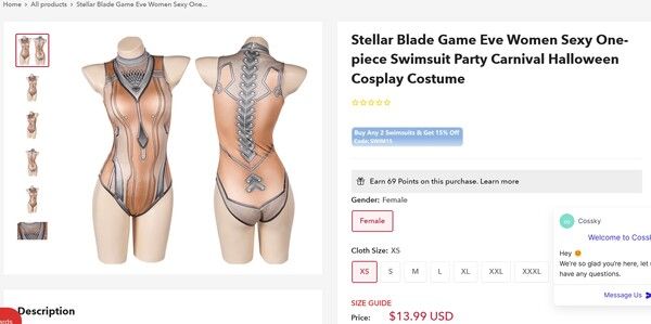 ▲ 사진 출처=코스튬플레이 의상 판매 사이트