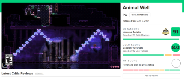 사진=메타크리틱