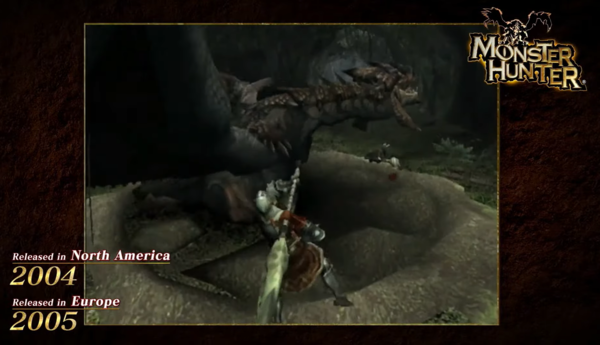 ▲ '몬스터 헌터'(2004년,&nbsp;사진=캡콤 '몬스터 헌터' 20주년 스페셜 프로그램 中 발췌)