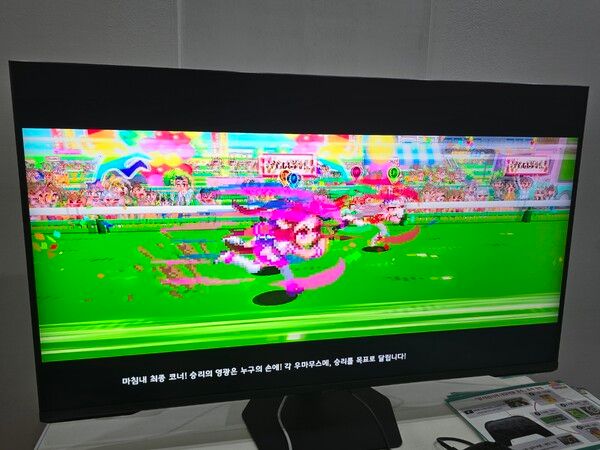 ▲ 원작을 방불케 하는 경주 연출 (사진=경향게임스)