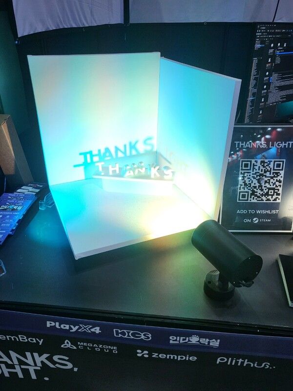 ▲ 라이터스, 땡스 라이트 부스