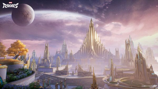 ▲게임 맵 중 하나인 이그드라실