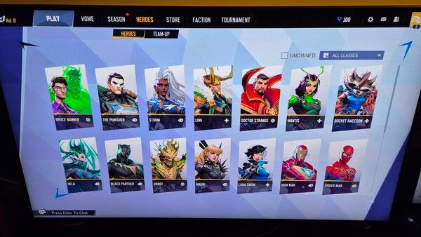 ▲오는 베타테스트에서는 21명의 마블 캐릭터를 만나볼 수 있다