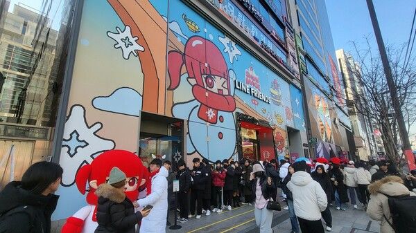 ▲ 넥슨 던전앤파이터 팝업 ‘SNOWMAGE in 강남’ 현장(사진=경향게임스)