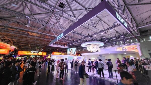 &nbsp;▲ 게임스컴 2024 현장에 참석한 크래프톤 '인조이' 부스(사진=경향게임스)