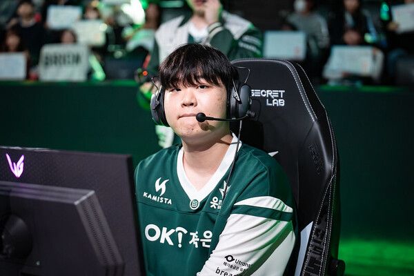 2025 LCK컵 2주 차 골드킹으로 선정된 OK저축은행 브리온 '하이프' 변정현