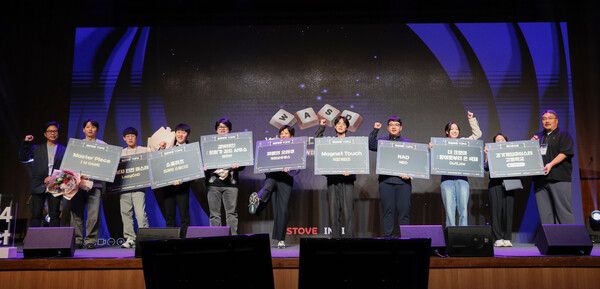 (사진=WASD 인디게임 공모전 수상자. 경콘진 제공)