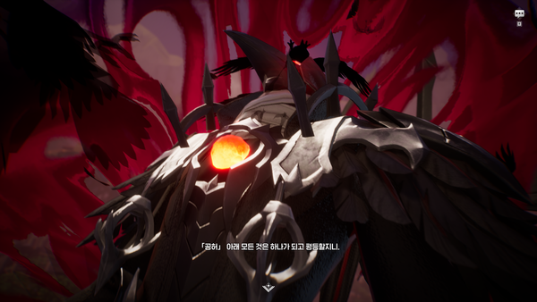 ▲이번 CBT 버전에서는 흑막인 공허의 세력이 등장한다