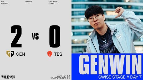 출처=LCK 공식 SNS