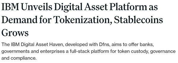 ‘아이비엠 디지털에셋 헤이븐’은 은행, 정부기관, 대기업이 다수의 블록체인 네트워크에서 안전하게 디지털자산을 관리할 수 있는 플랫폼이다(사진=코인데스크)