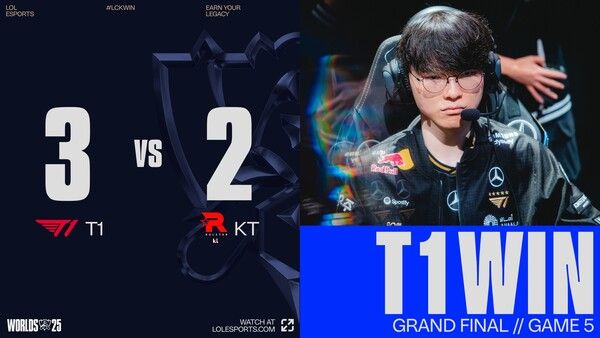 출처=LCK 공식 SNS