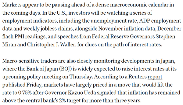 미국 경제 지표 및 현지 중앙은행 이벤트가 집중된 한 주를 앞두고 비트코인 등 가상화폐 시장에 대한 투자자 선호가 다소 제한되고 있다는 분석이다(사진=코인데스크)