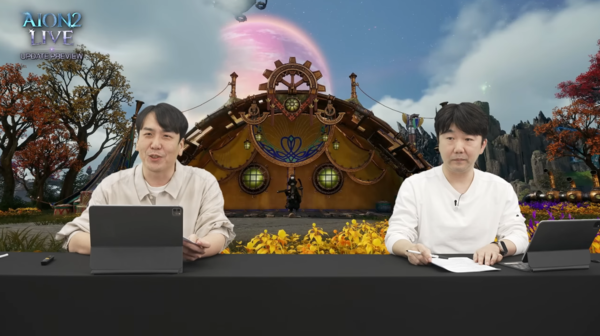 ▲ (좌측부터)엔씨소프트 아이온2 소인섭 사업실장, 김남준 PD(사진=아이온2 공식 유투브 채널)