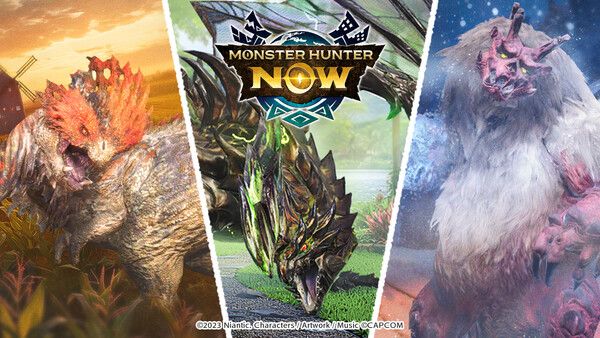 ▲ ‘몬스터 헌터 나우’ 시즌8 대표 몬스터 3종