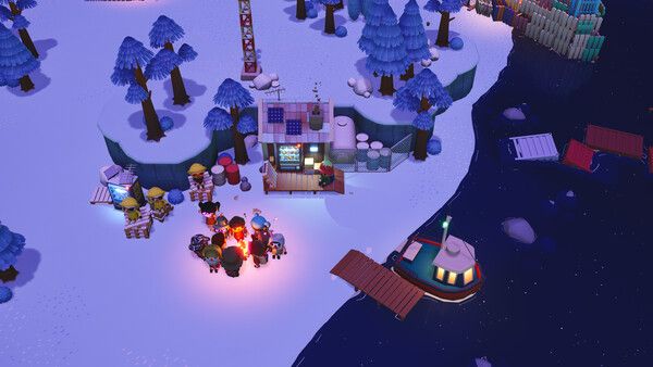 ▲누군가에겐 힐링을 즐기는 사람들로, 누군가에게는 기습을 위한 작전을 짜는 사람들로 보이는 스크린샷