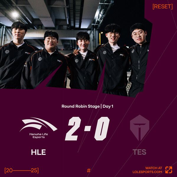 출처=lolesports 공식 SNS